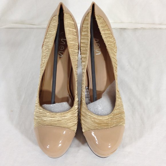 Soul Of Shoes-Final Price- Pump Stiletto Platform Beige Sz 10 - Picture 4 of 11
